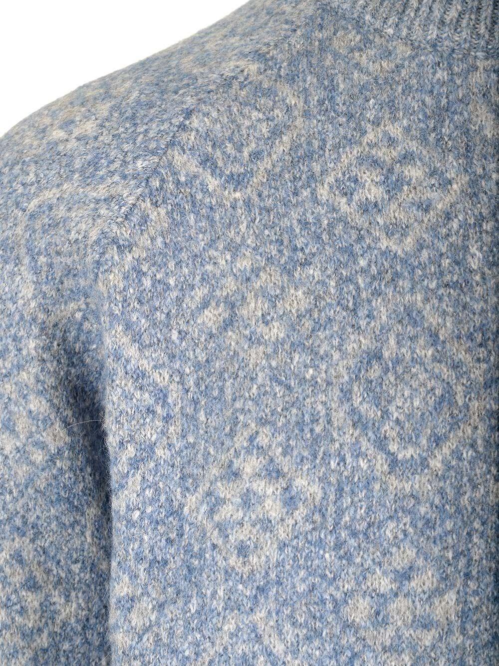 Al Duca D'Aosta Brunello Cucinelli Maglia "Geometric" Jacquard
