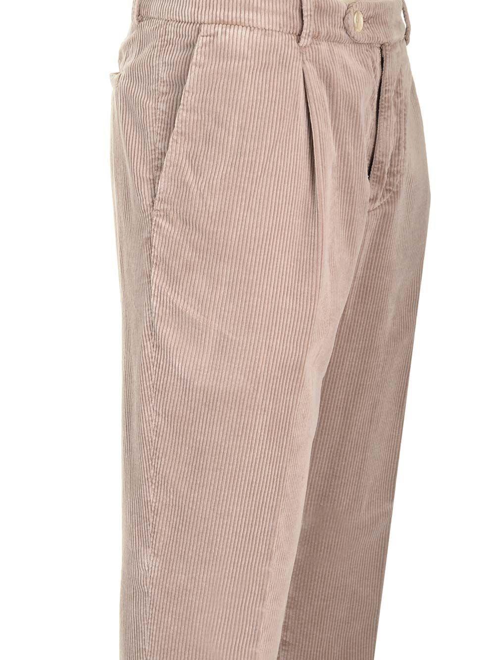 Al Duca D'Aosta Brunello Cucinelli Pantalone In Velluto Blu