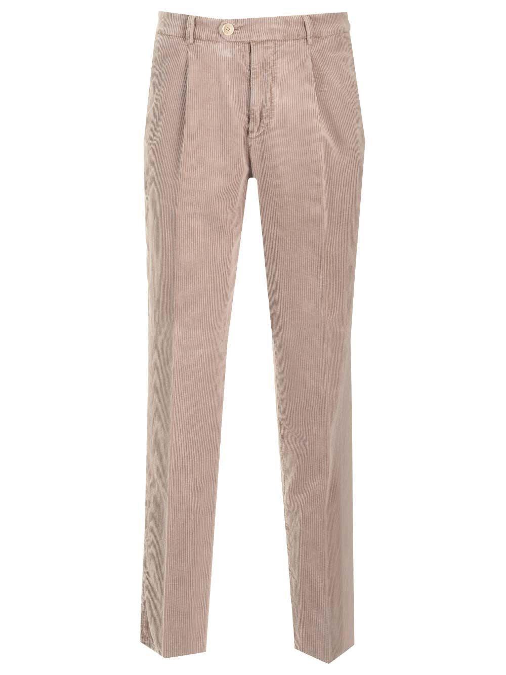 Al Duca D'Aosta Brunello Cucinelli Pantalone In Velluto Blu