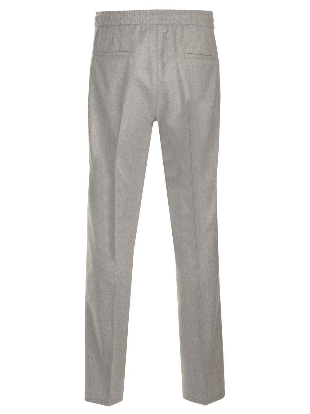 Al Duca D'Aosta Brunello Cucinelli Pantalone Leisure Fit In Flanella