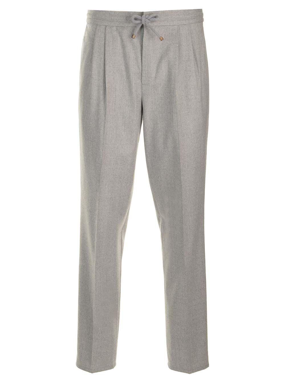 Al Duca D'Aosta Brunello Cucinelli Pantalone leisure fit in flanella