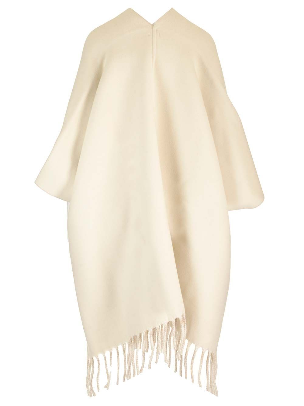 Al Duca D'Aosta Brunello Cucinelli Poncho Con Frange
