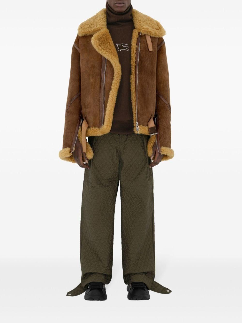 Al Duca D'Aosta Burberry Pantaloni In Nylon Trapuntato