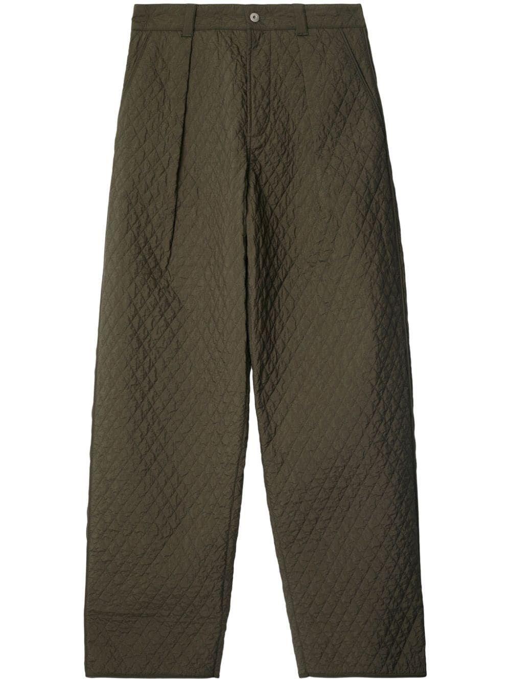 Al Duca D'Aosta Burberry Pantaloni in nylon trapuntato