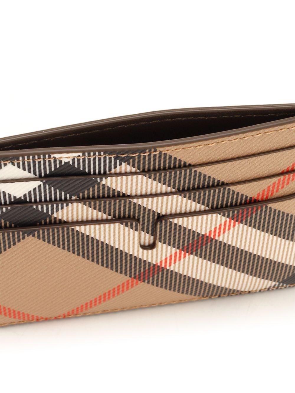 Al Duca D'Aosta Burberry Porta Carte Di Credito Check