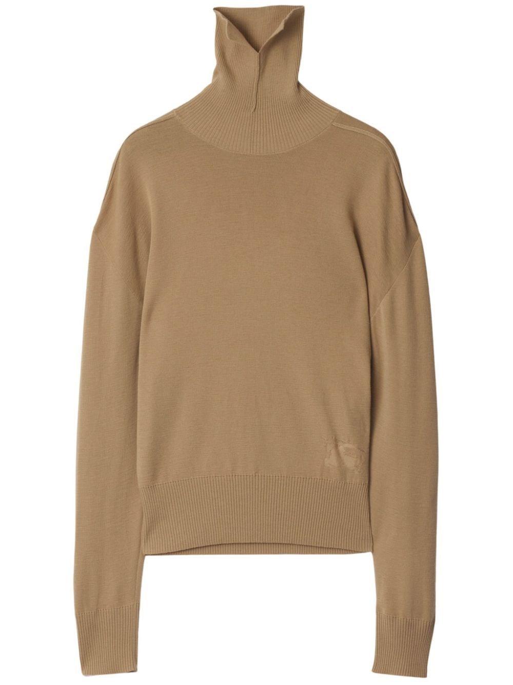 Al Duca D'Aosta Burberry Pullover a collo alto in lana