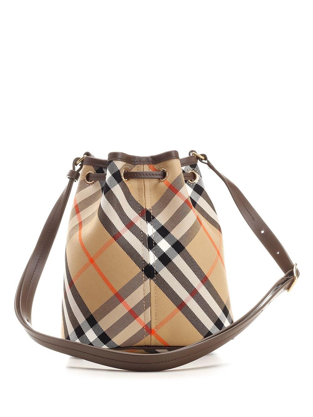 Al Duca D'Aosta Burberry Secchiello In Tessuto Check