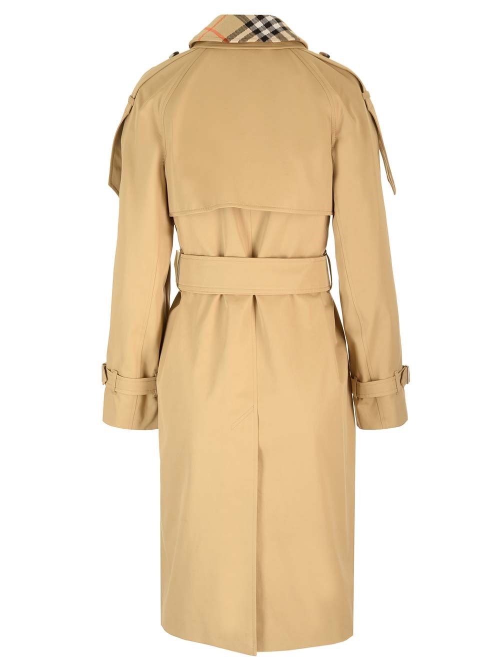 Al Duca D'Aosta Burberry Trench Lungo Con Collo Staccabile