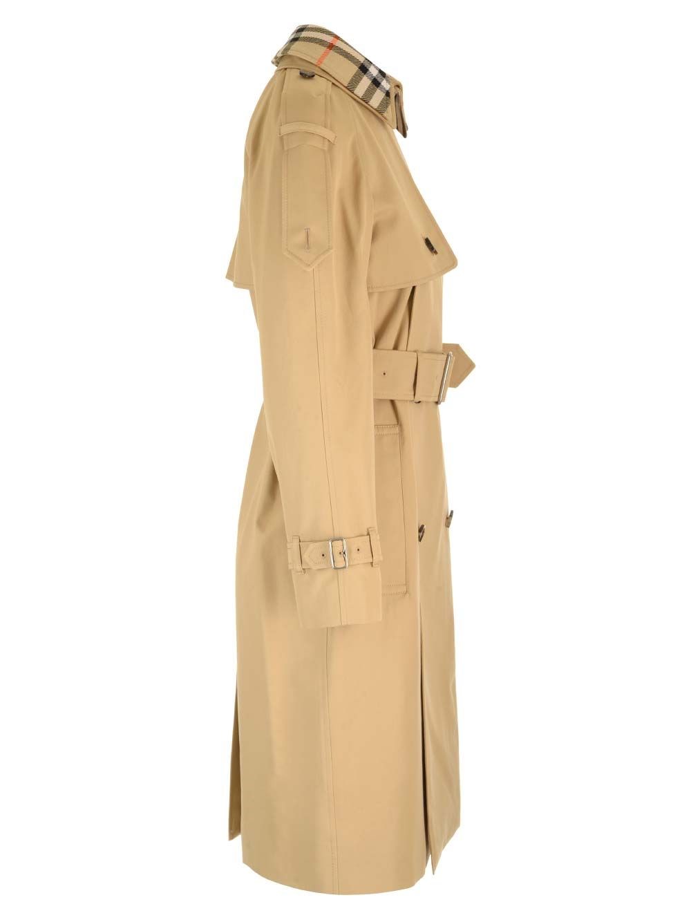 Al Duca D'Aosta Burberry Trench Lungo Con Collo Staccabile