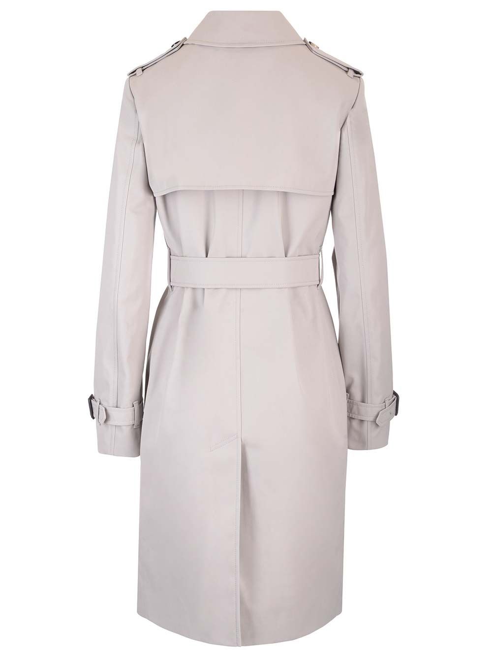 Al Duca D'Aosta Burberry Trench Medio In Misto Cotone