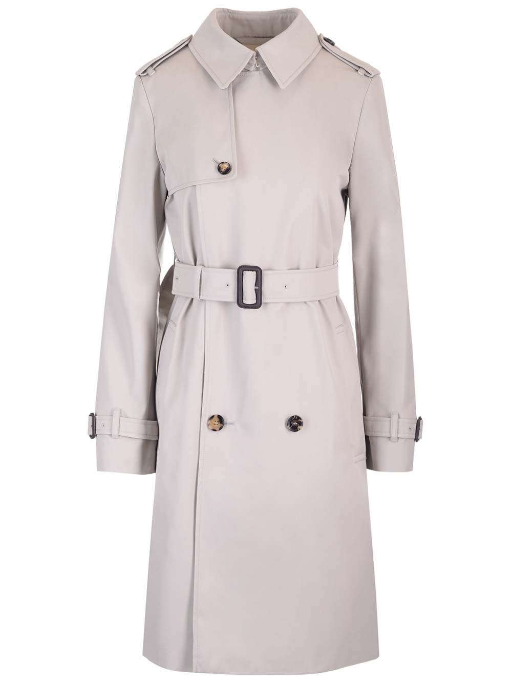 Al Duca D'Aosta Burberry Trench medio in misto cotone