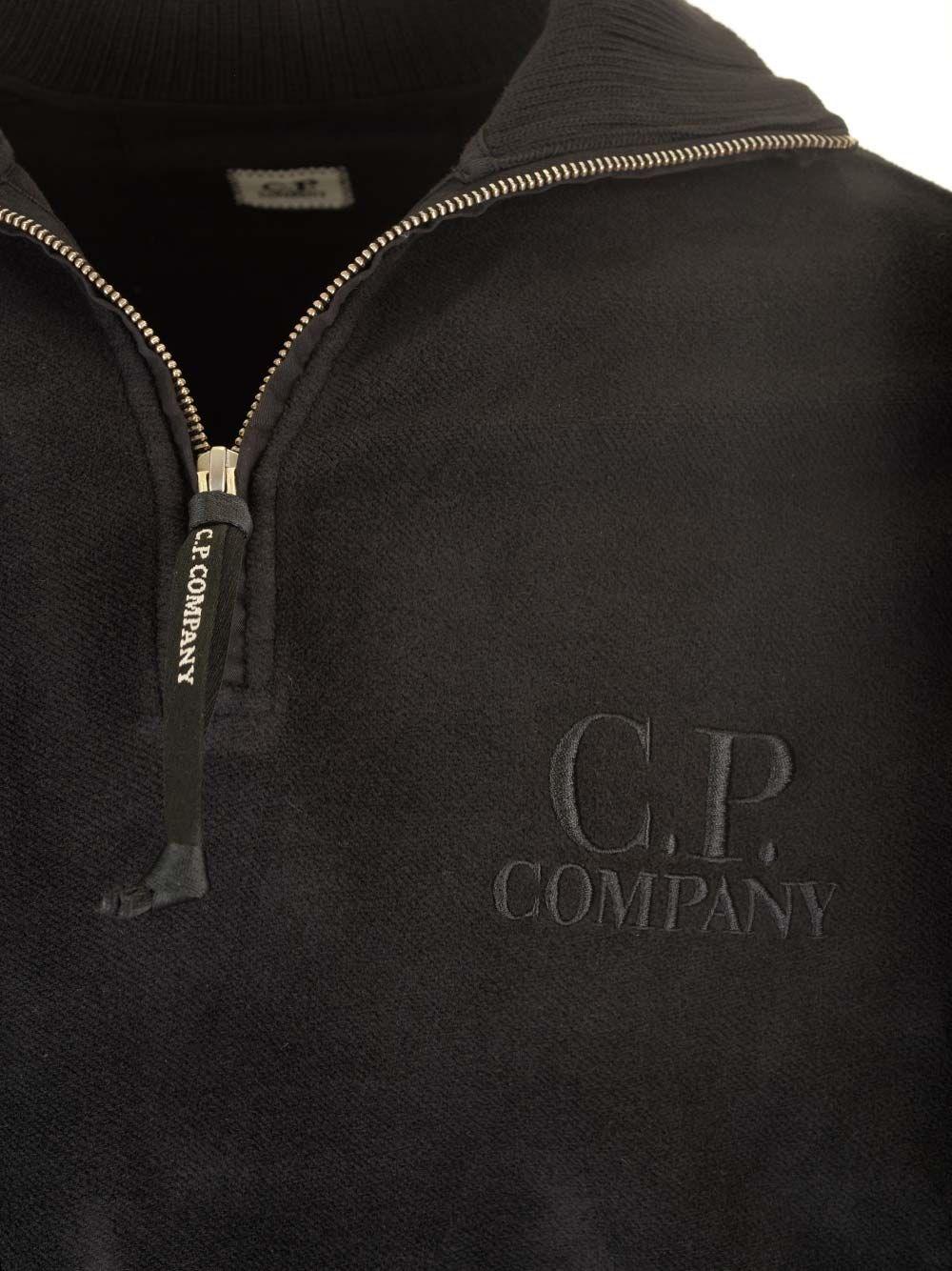 Al Duca D'Aosta C.p. Company Felpa Con Chiusura Half Zip