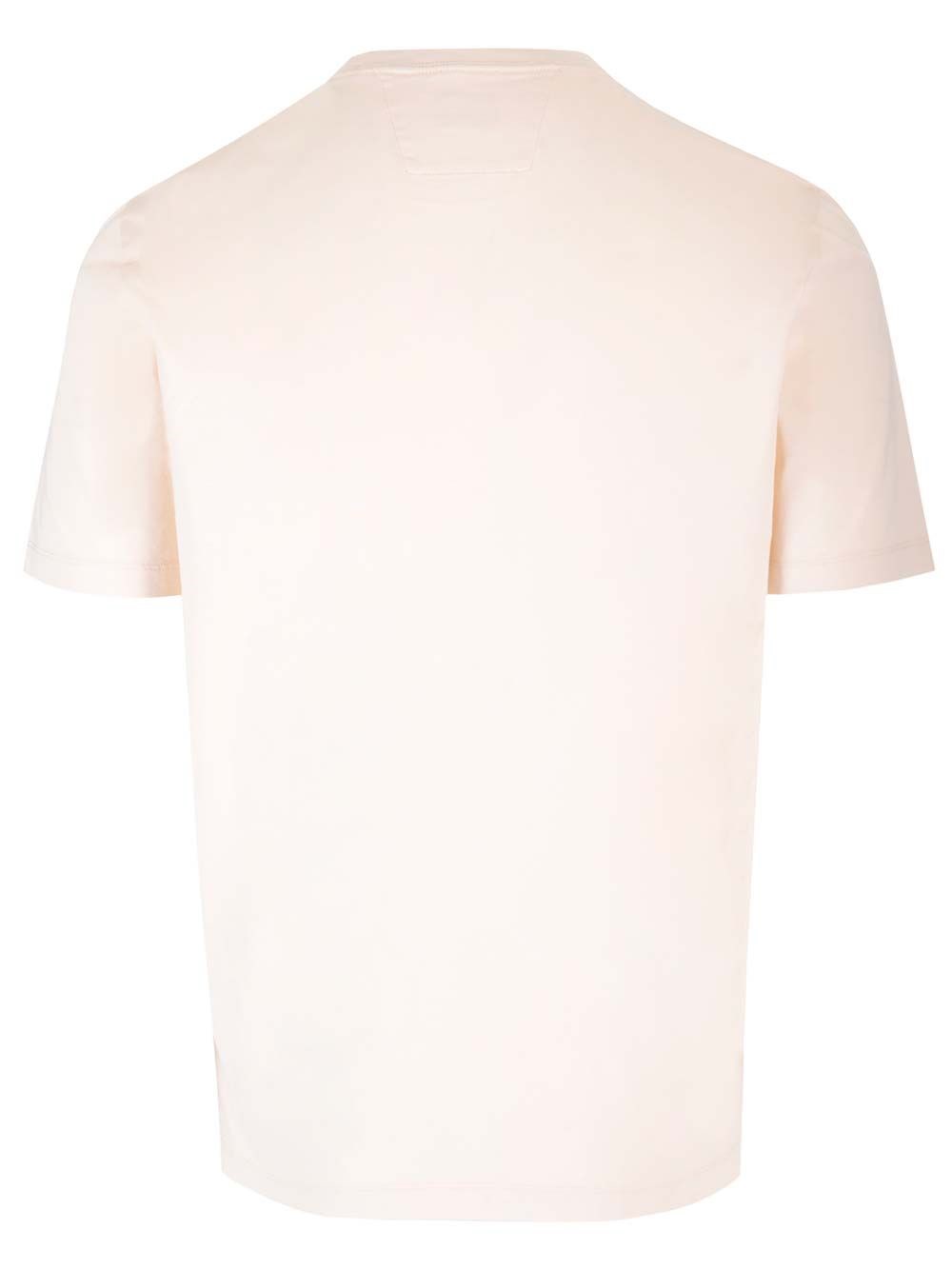 Al Duca D'Aosta C.p. Company T-shirt Bianca Con Patch Logo