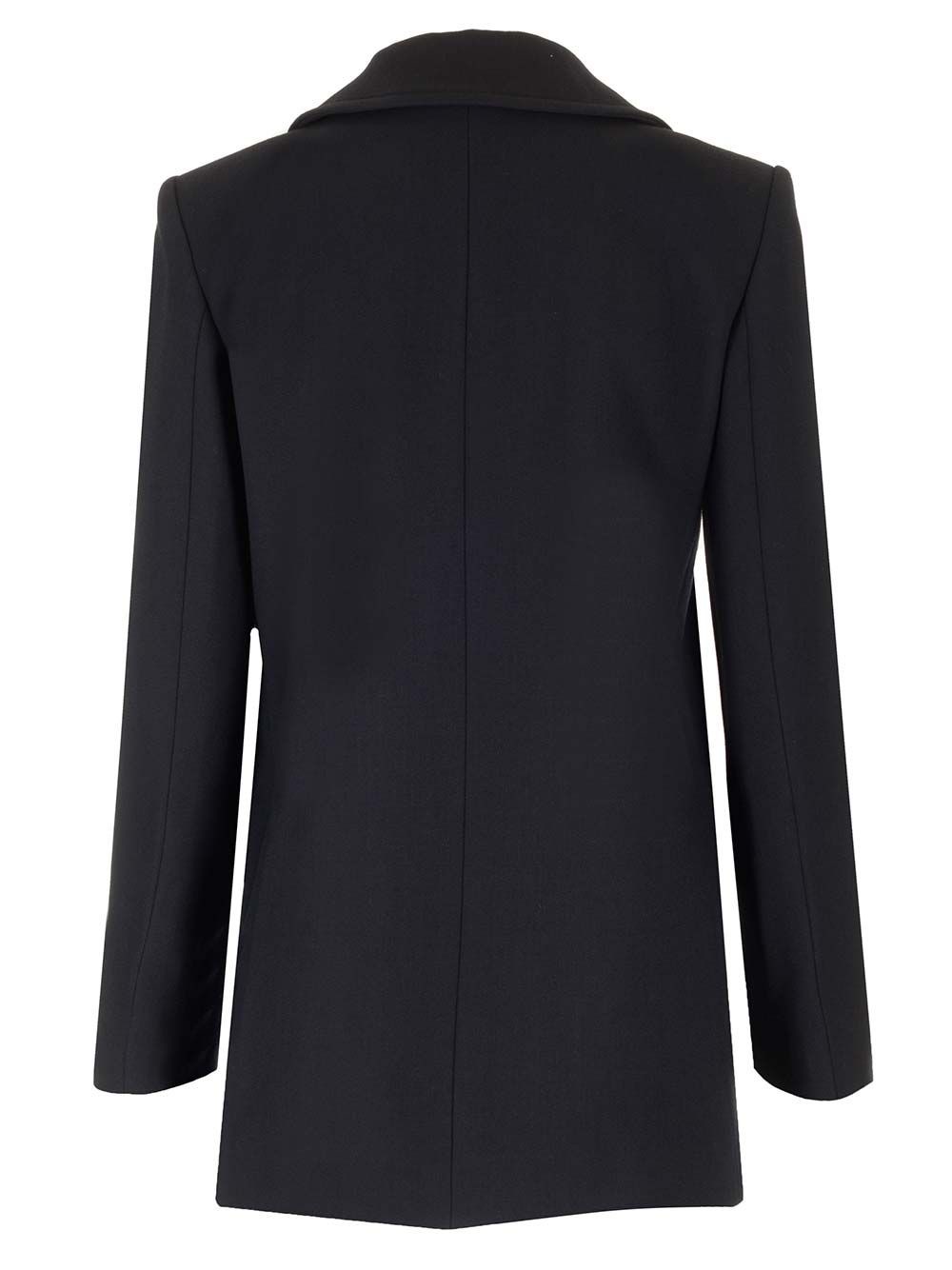 Al Duca D'Aosta Chloe' Caban In Crêpe Di Double Di Lana