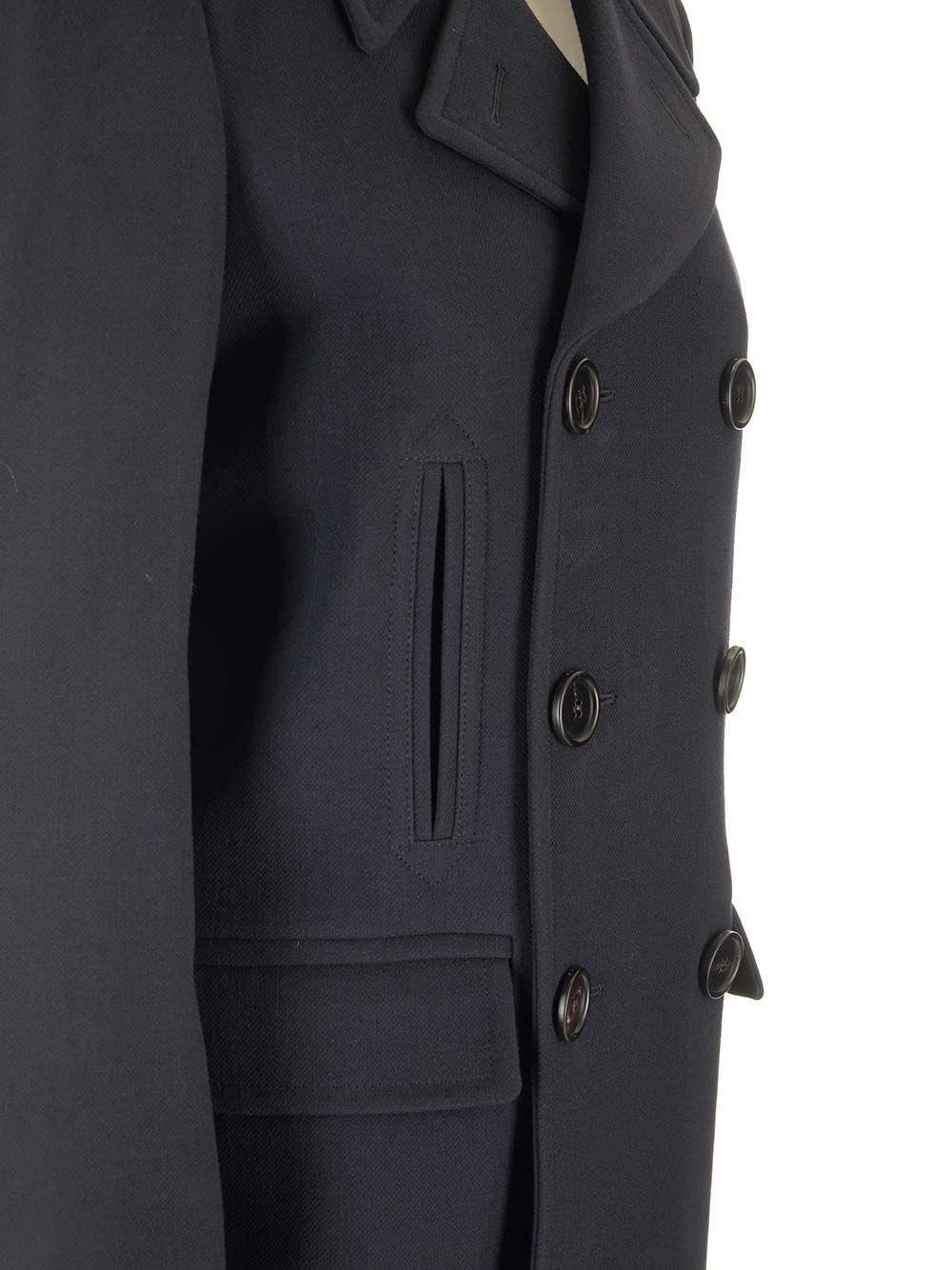 Al Duca D'Aosta Chloe' Caban In Crêpe Di Double Di Lana