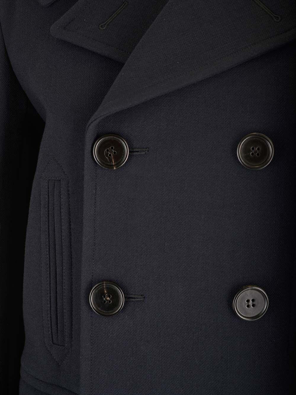 Al Duca D'Aosta Chloe' Caban In Crêpe Di Double Di Lana