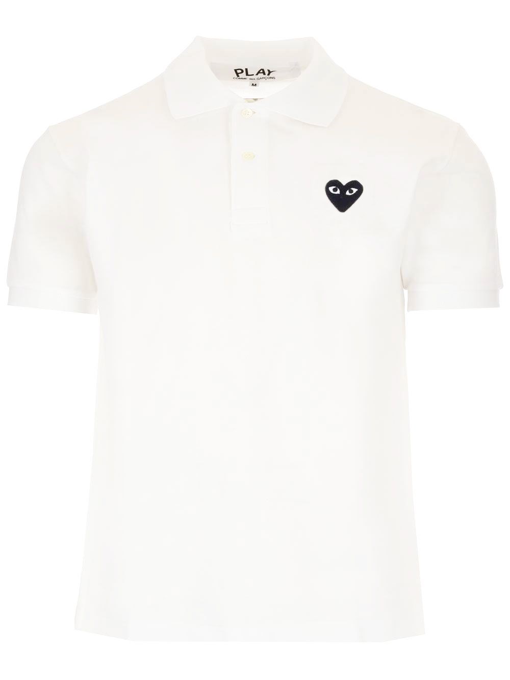 Al Duca D'Aosta Comme Des Garcons Play Polo black heart