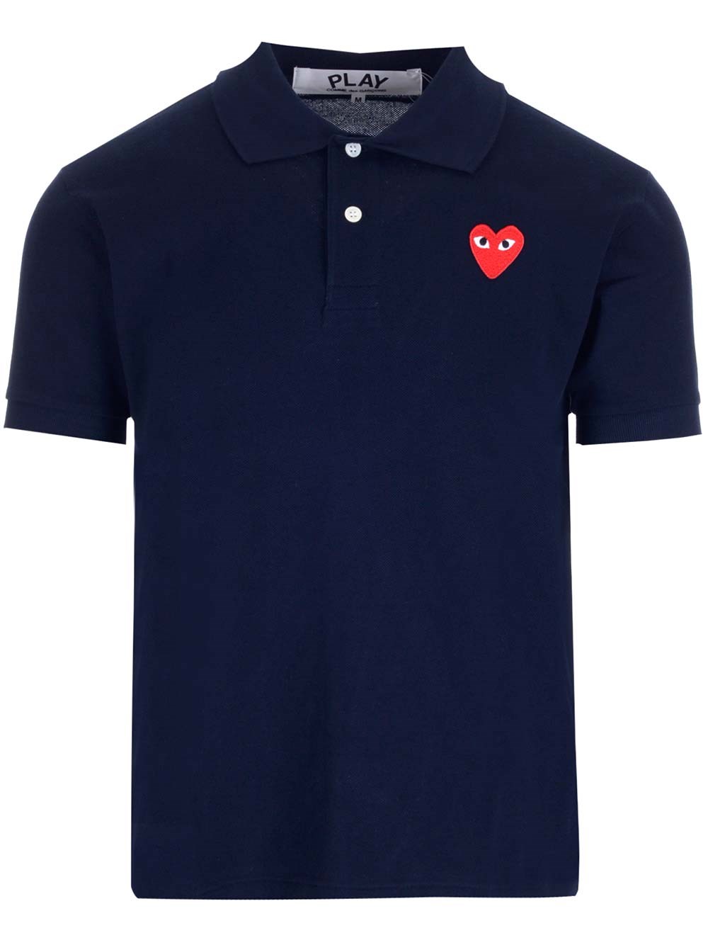 Al Duca D'Aosta Comme Des Garcons Play Polo mezze maniche red Heart