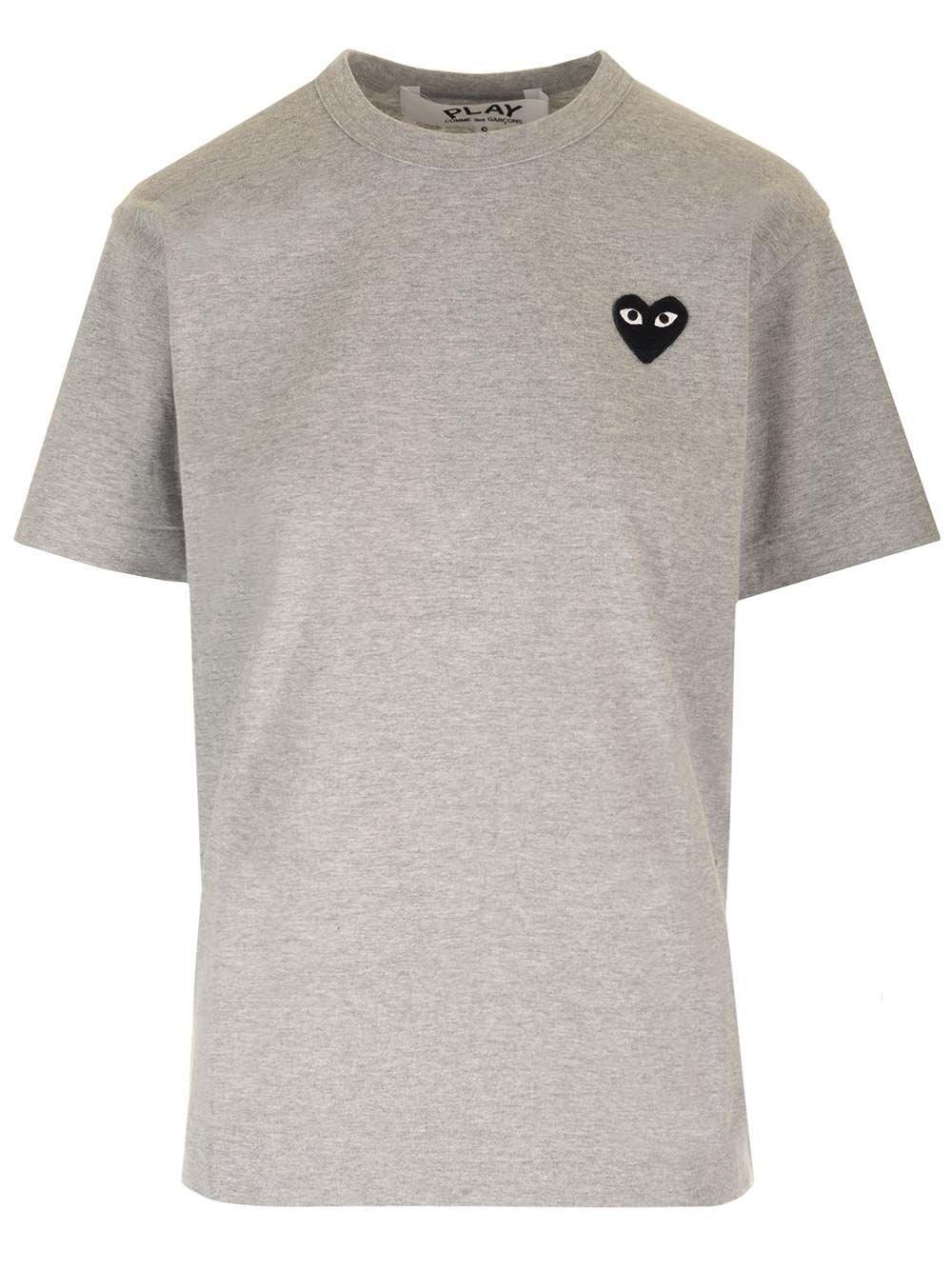 Al Duca D'Aosta Comme Des Garcons Play T-shirt black heart