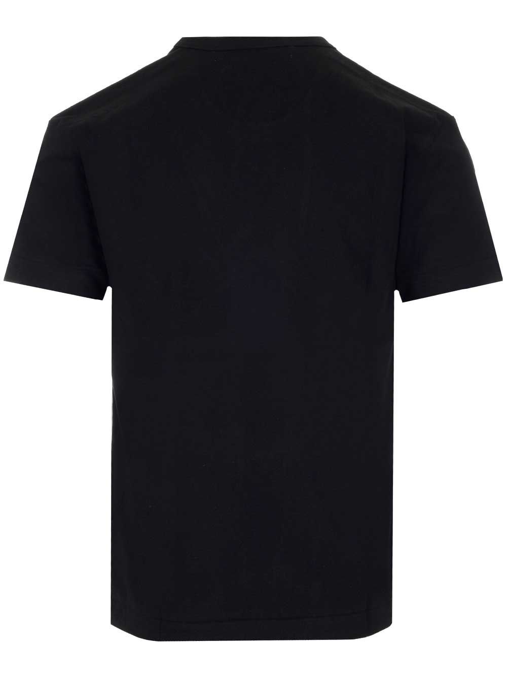 Al Duca D'Aosta Comme Des Garcons Play T-SHIRT DOUBLE RED HEARTS