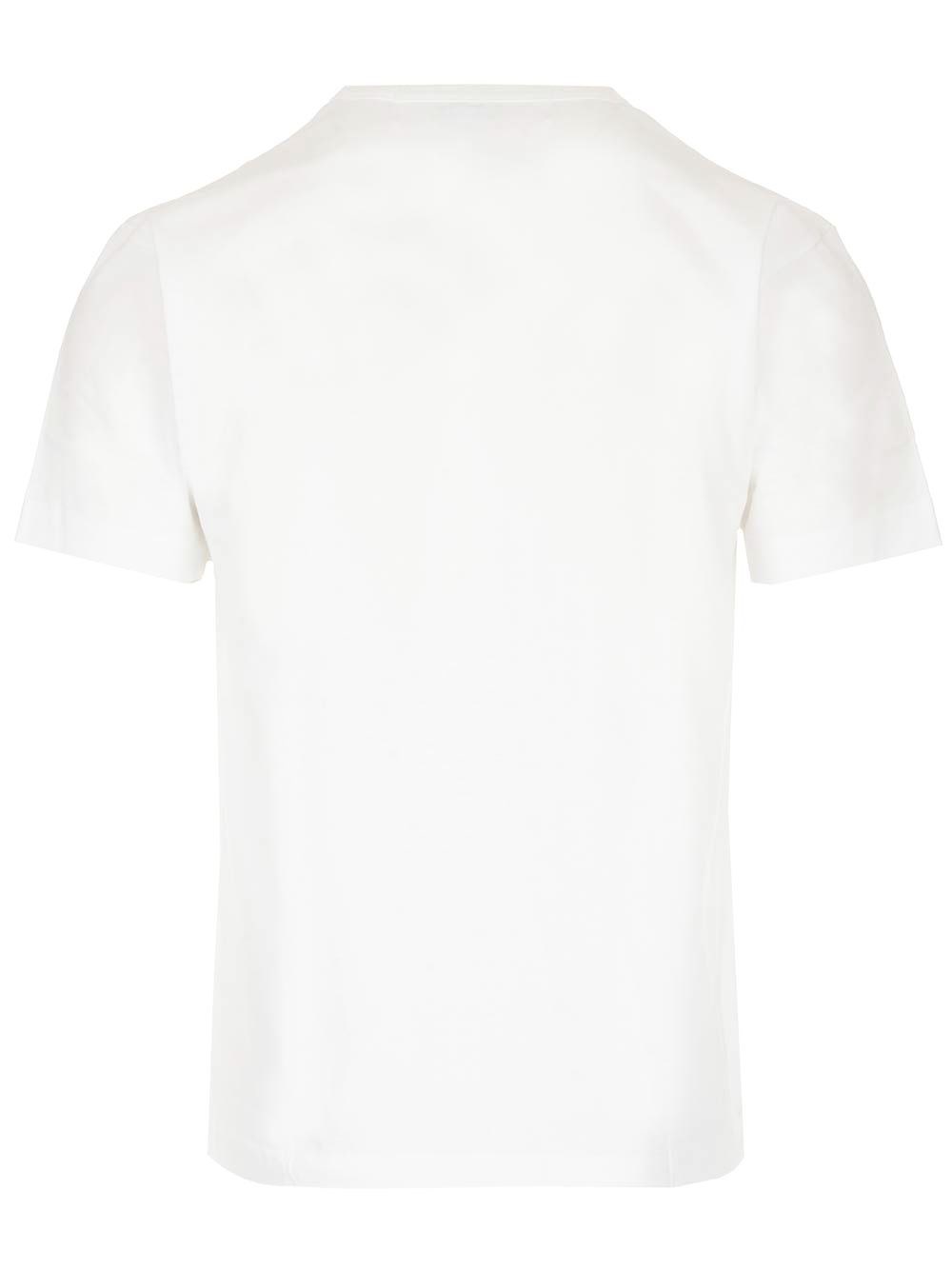 Al Duca D'Aosta Comme Des Garcons Play T-SHIRT DOUBLE RED HEARTS