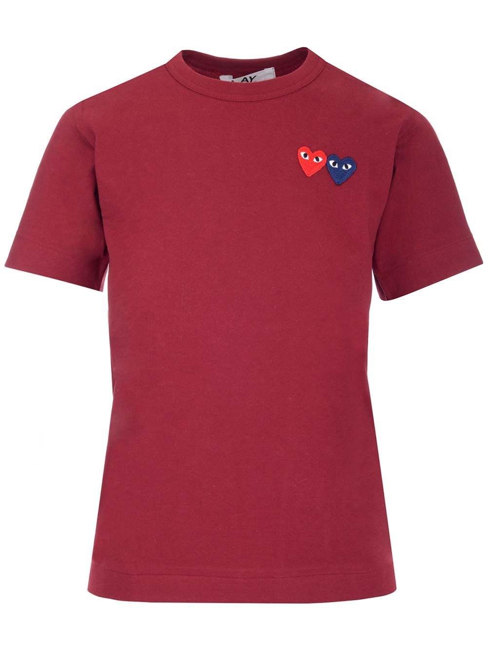 Al Duca D'Aosta Comme Des Garcons Play T-shirt multi hearts