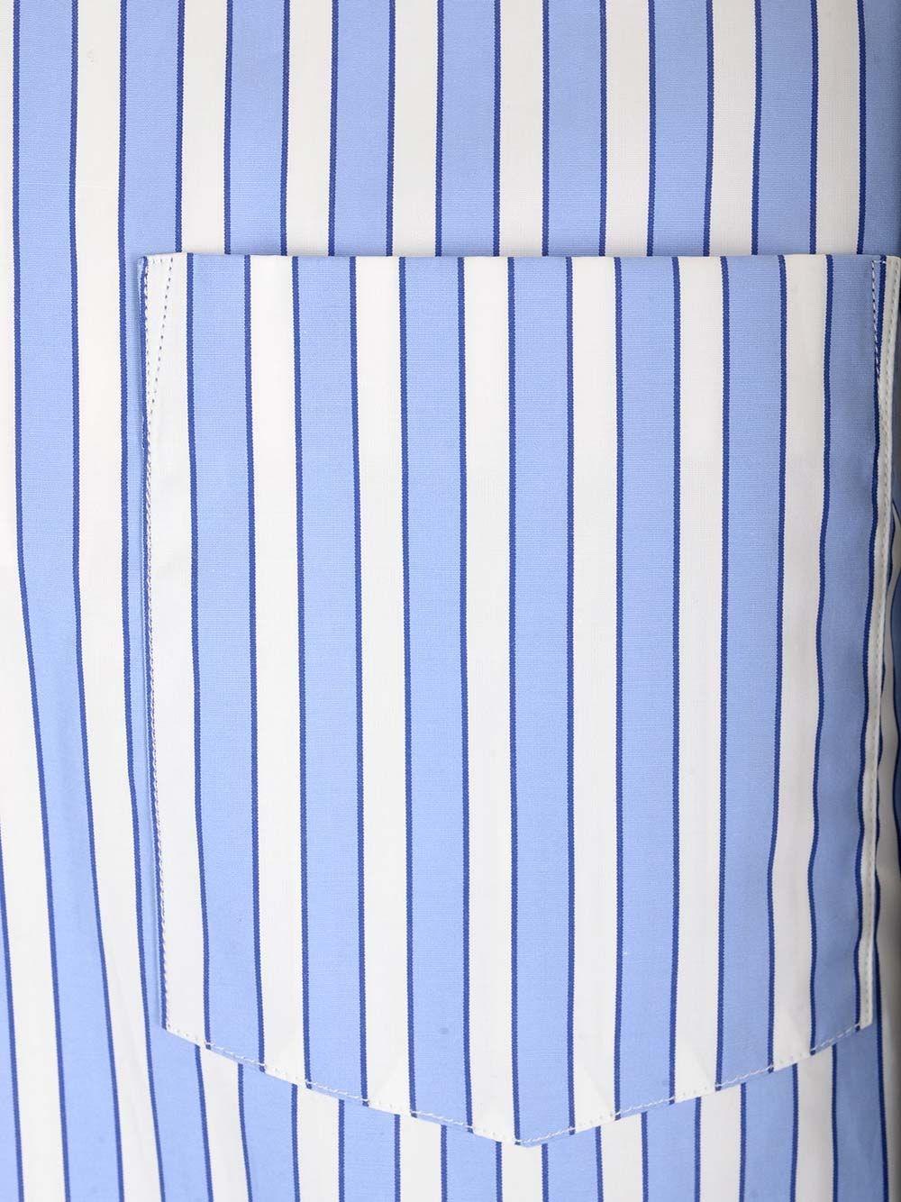 Al Duca D'Aosta Comme Des Garcons Shirt Camicia In Cotone A Righe