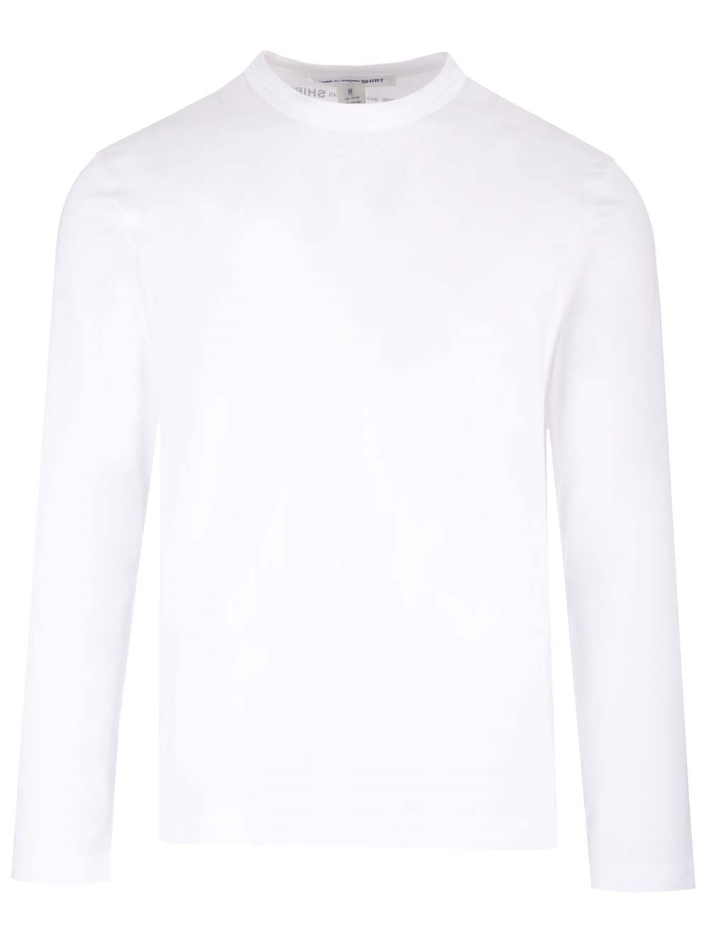 Al Duca D'Aosta Comme Des Garcons Shirt Maglia Bianca In Cotone