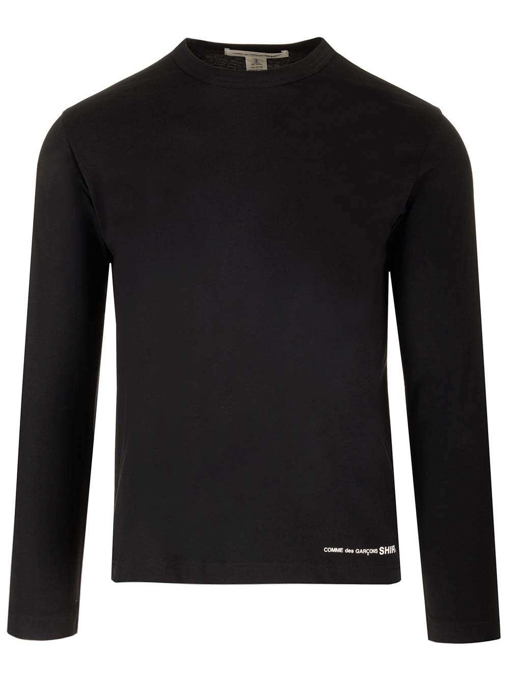 Al Duca D'Aosta Comme Des Garcons Shirt Maglia nera in cotone