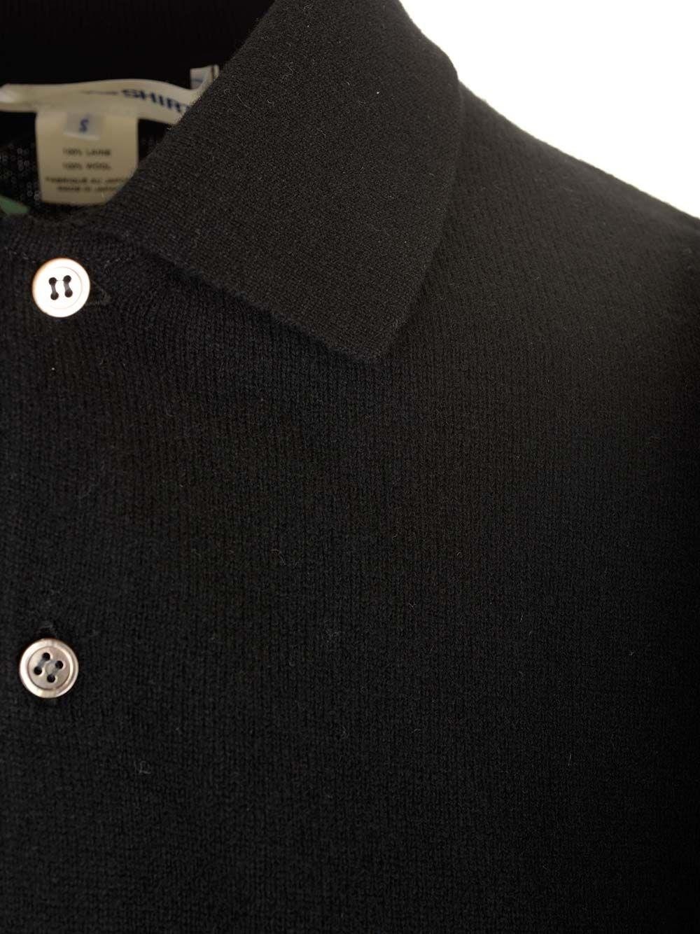 Al Duca D'Aosta Comme Des Garcons Shirt Maglia Polo In Lana