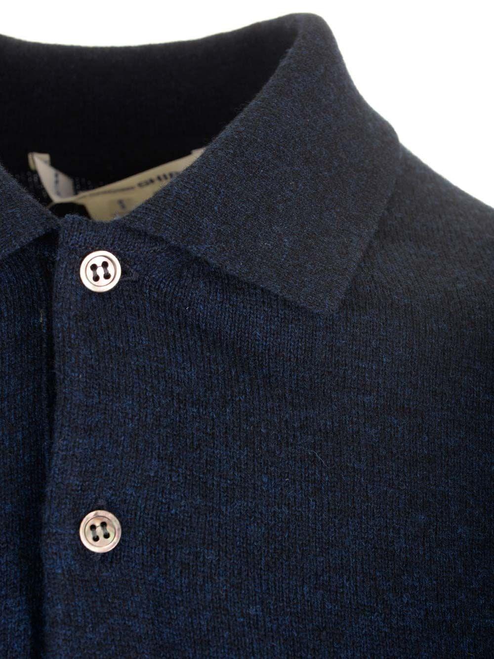 Al Duca D'Aosta Comme Des Garcons Shirt Maglia Polo In Lana