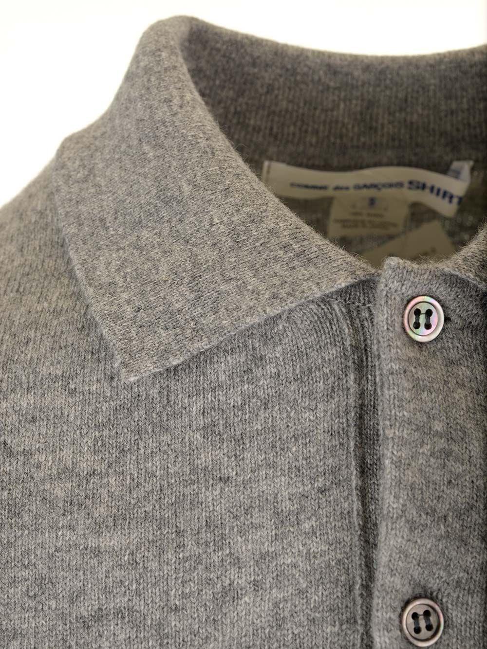 Al Duca D'Aosta Comme Des Garcons Shirt Maglia Polo In Lana