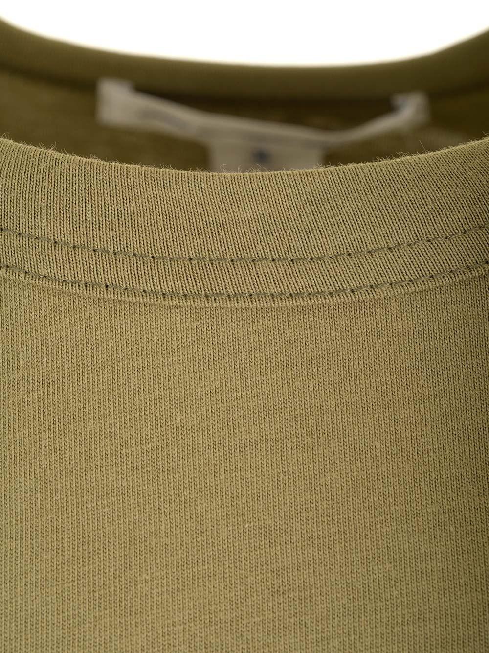 Al Duca D'Aosta Comme Des Garcons Shirt Maglia Verde Khaki In Cotone