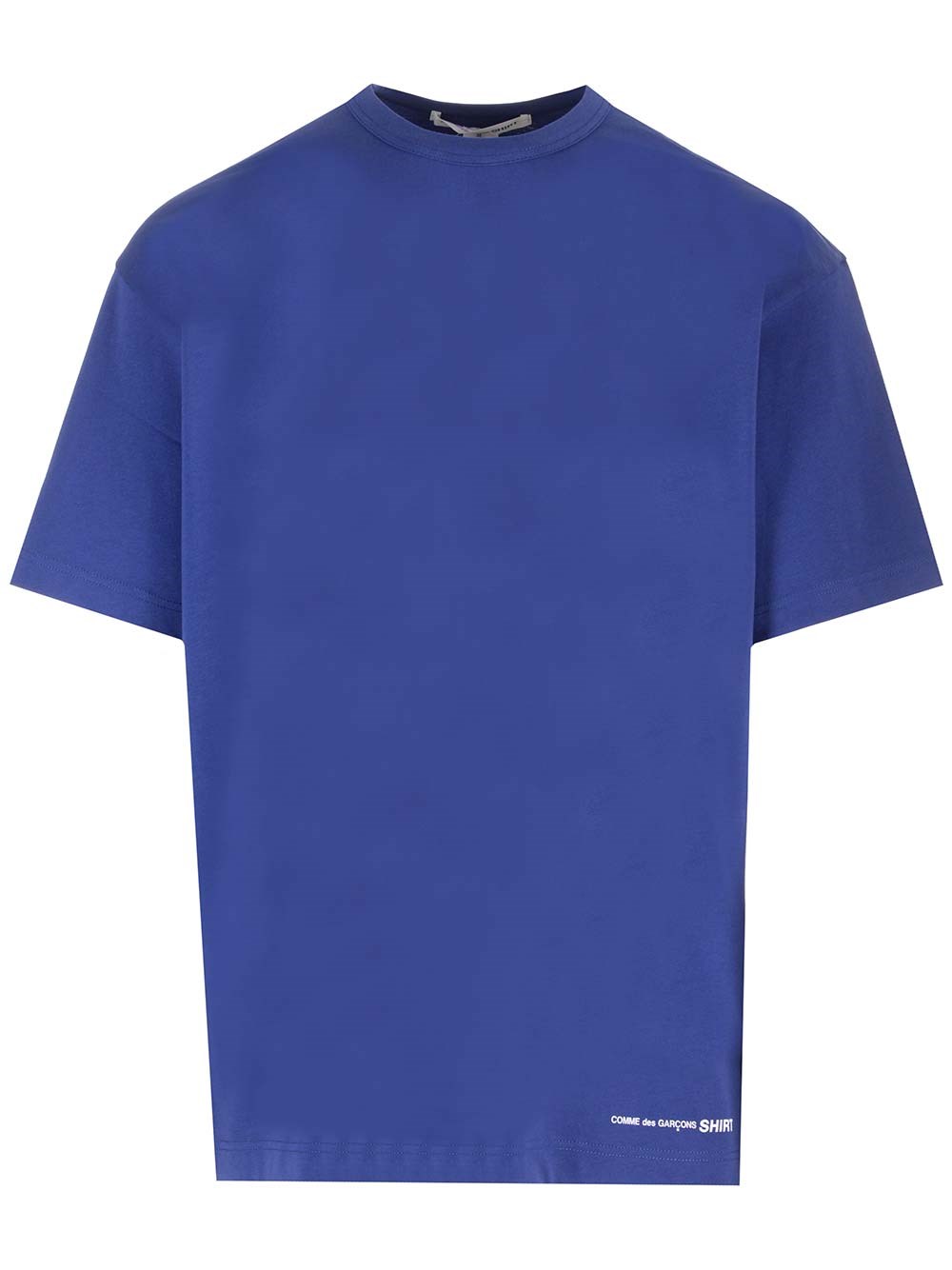 Al Duca D'Aosta Comme Des Garcons Shirt T-shirt blu elettrico over