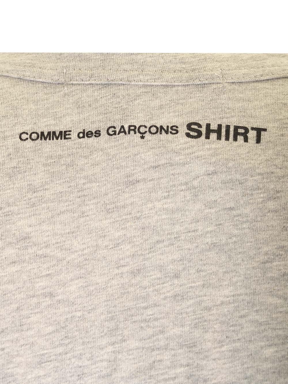 Al Duca D'Aosta Comme Des Garcons Shirt T-shirt Grigia Over