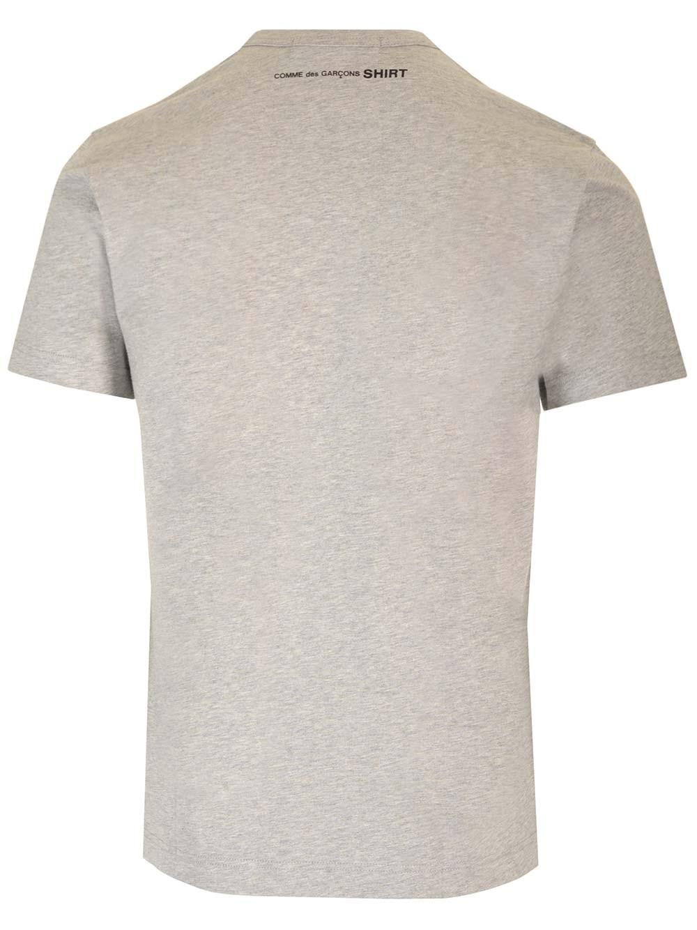 Al Duca D'Aosta Comme Des Garcons Shirt T-shirt Grigia Slim