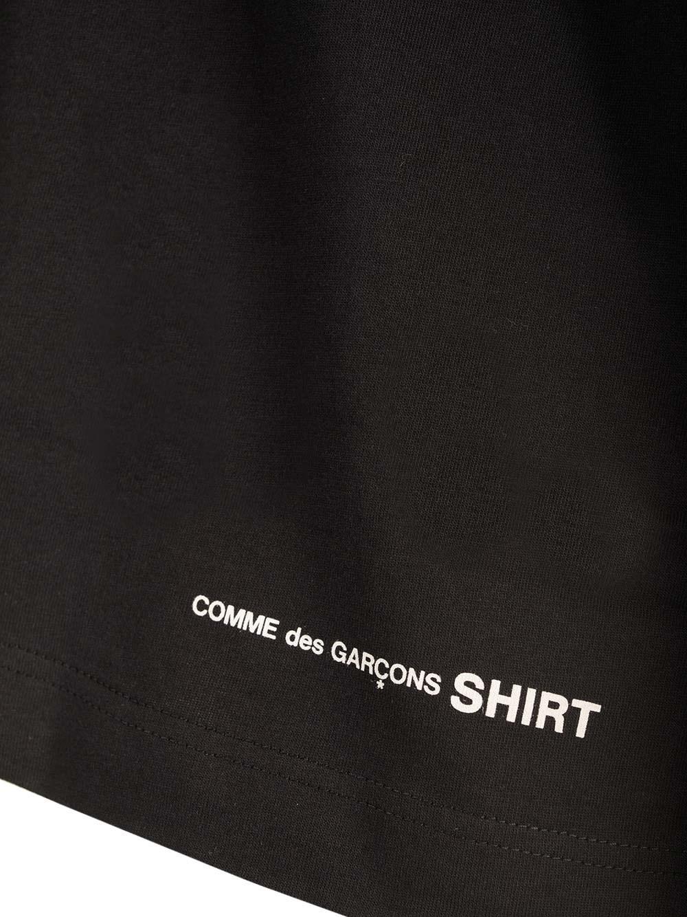 Al Duca D'Aosta Comme Des Garcons Shirt T-shirt Nera Over