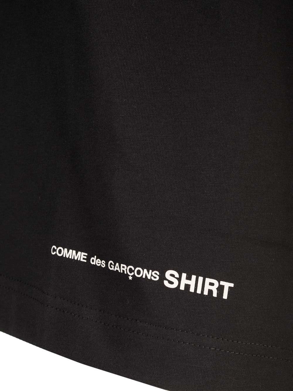 Al Duca D'Aosta Comme Des Garcons Shirt T-shirt Nera Slim