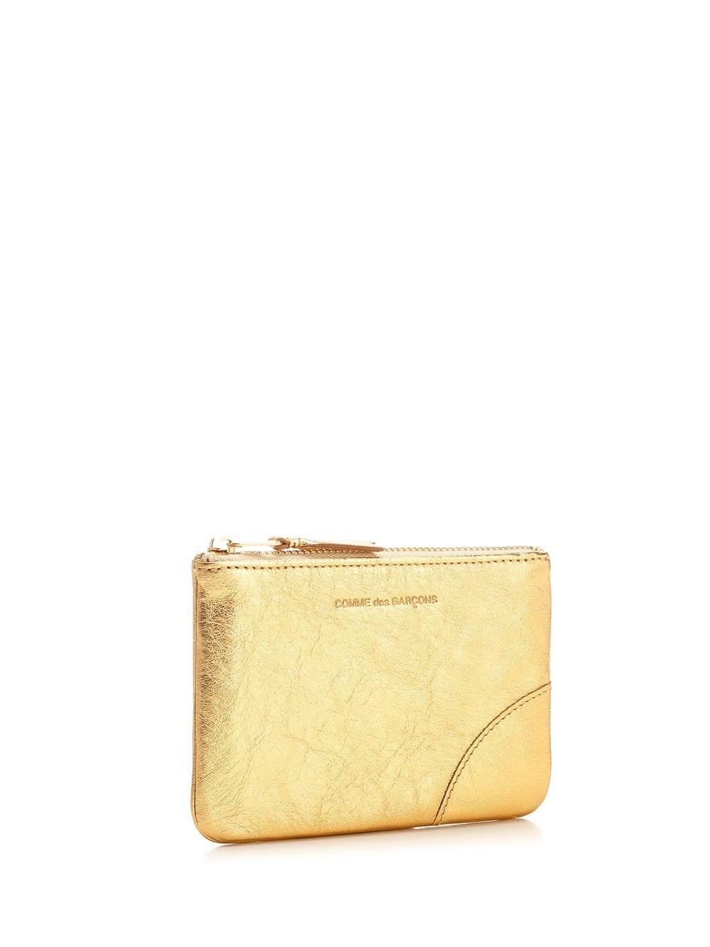 Al Duca D'Aosta Comme Des Garcons Wallet Portamonete Oro