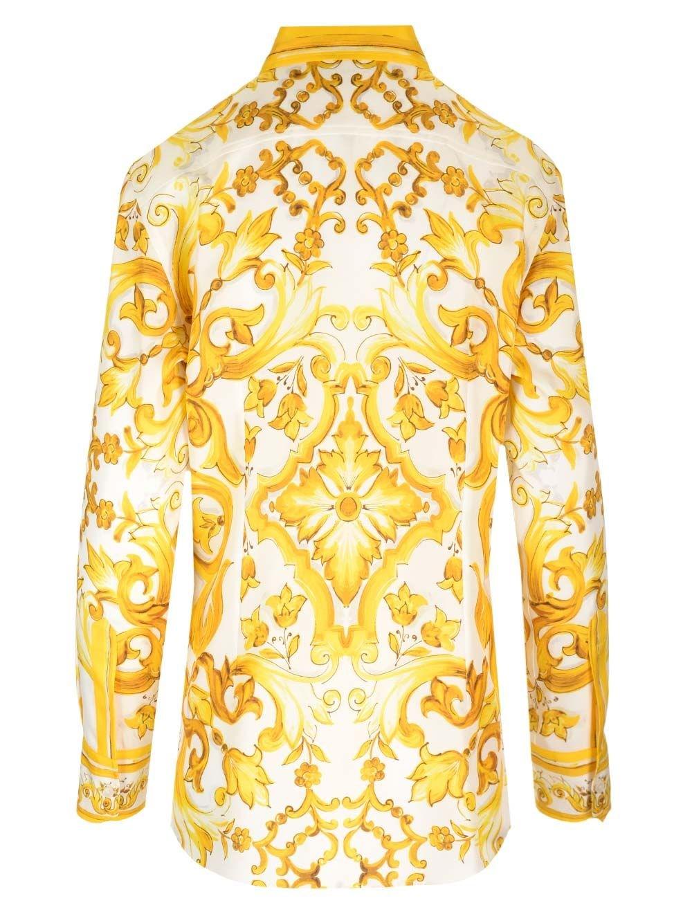 Al Duca D'Aosta Dolce & Gabbana Camicia In Twill Di Seta