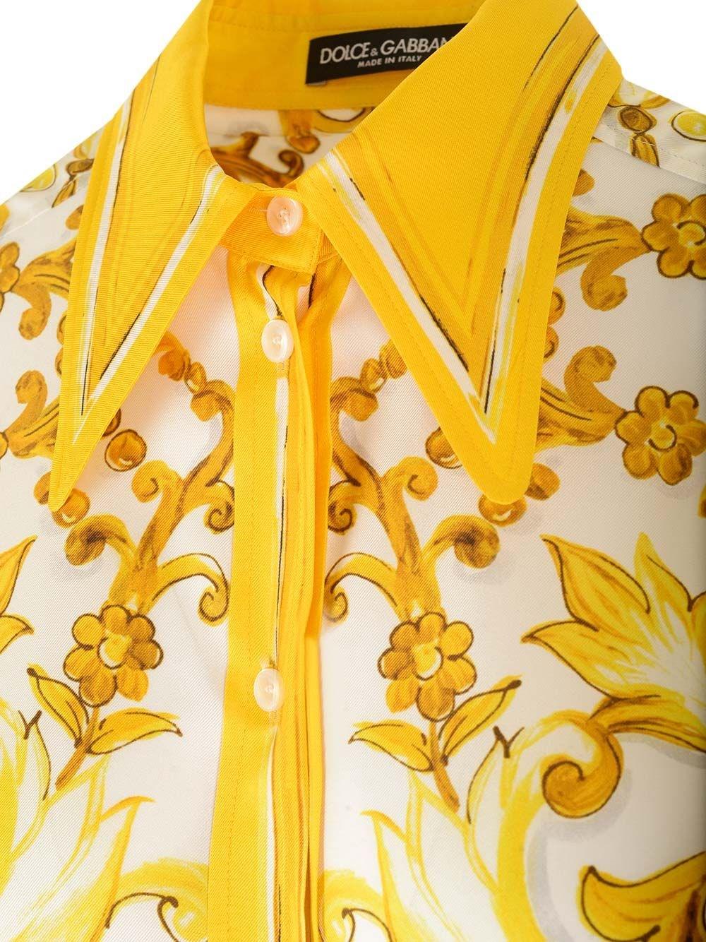 Al Duca D'Aosta Dolce & Gabbana Camicia In Twill Di Seta