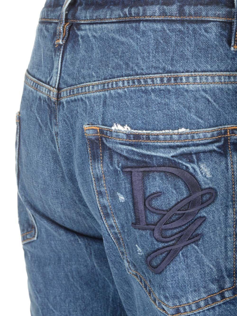 Al Duca D'Aosta Dolce & Gabbana Jeans Loose In Denim Stretch