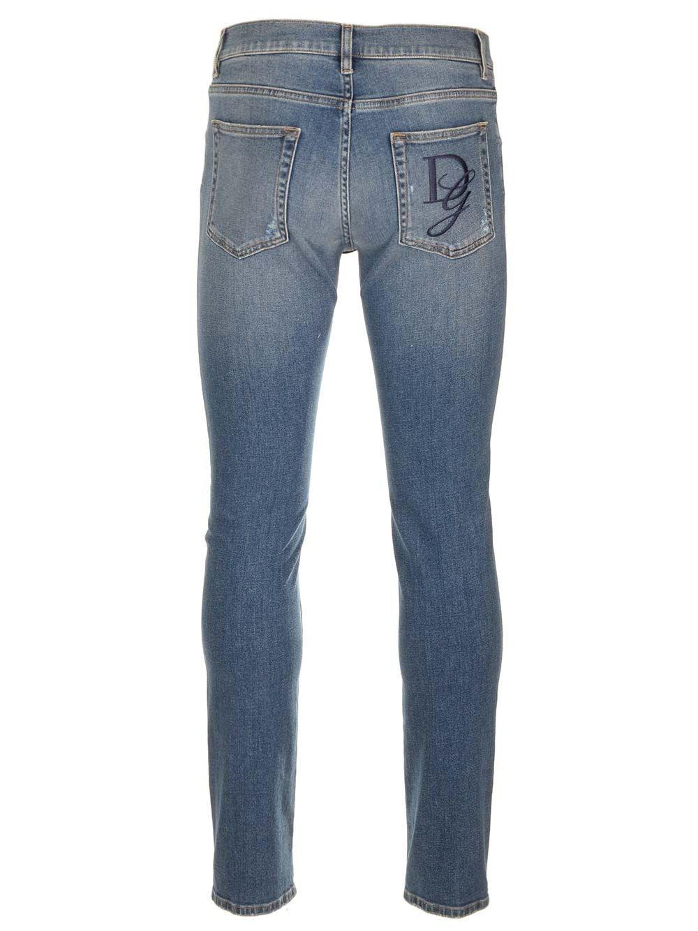 Al Duca D'Aosta Dolce & Gabbana Jeans Loose In Denim Stretch