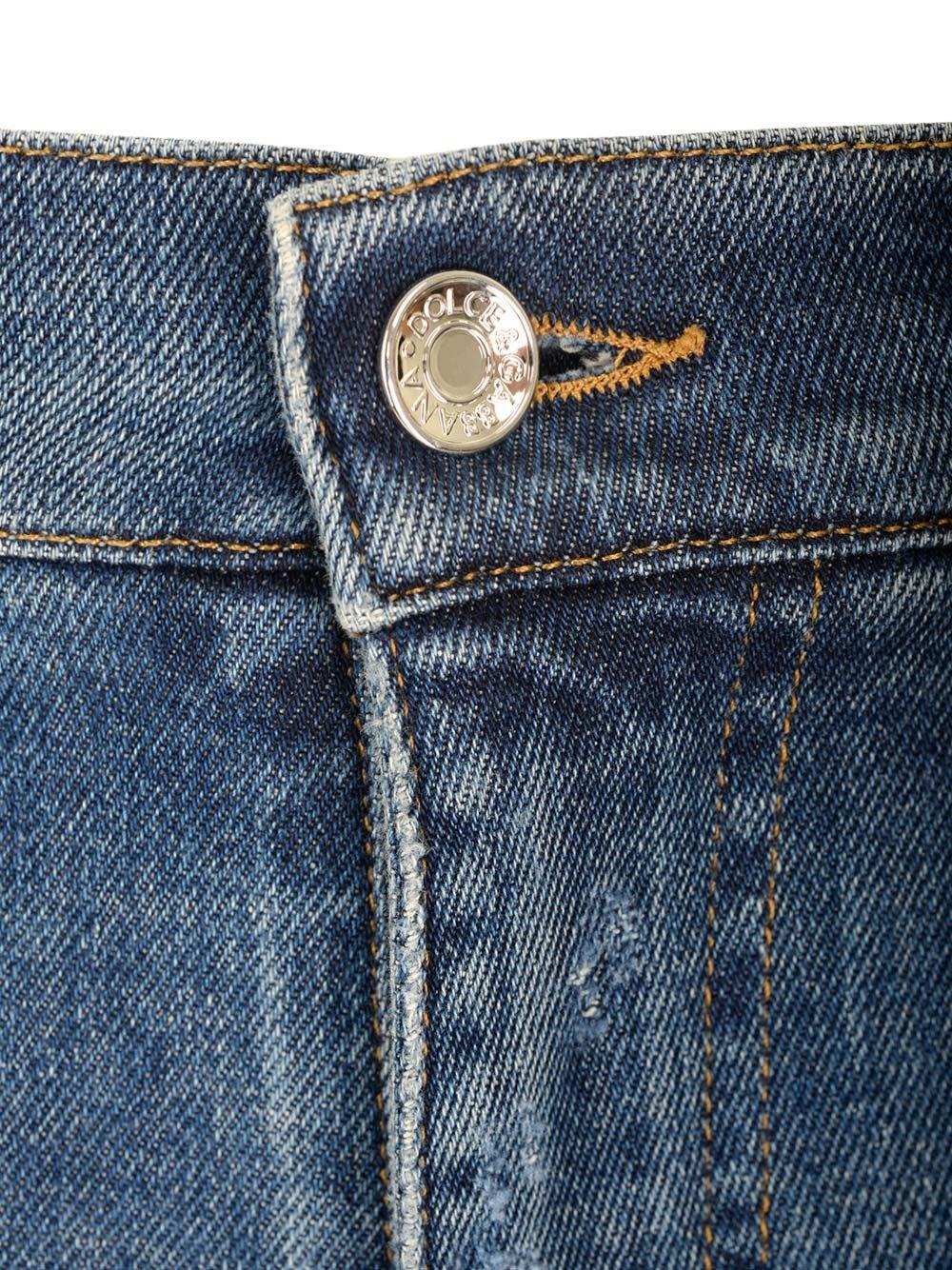 Al Duca D'Aosta Dolce & Gabbana Jeans Loose In Denim Stretch