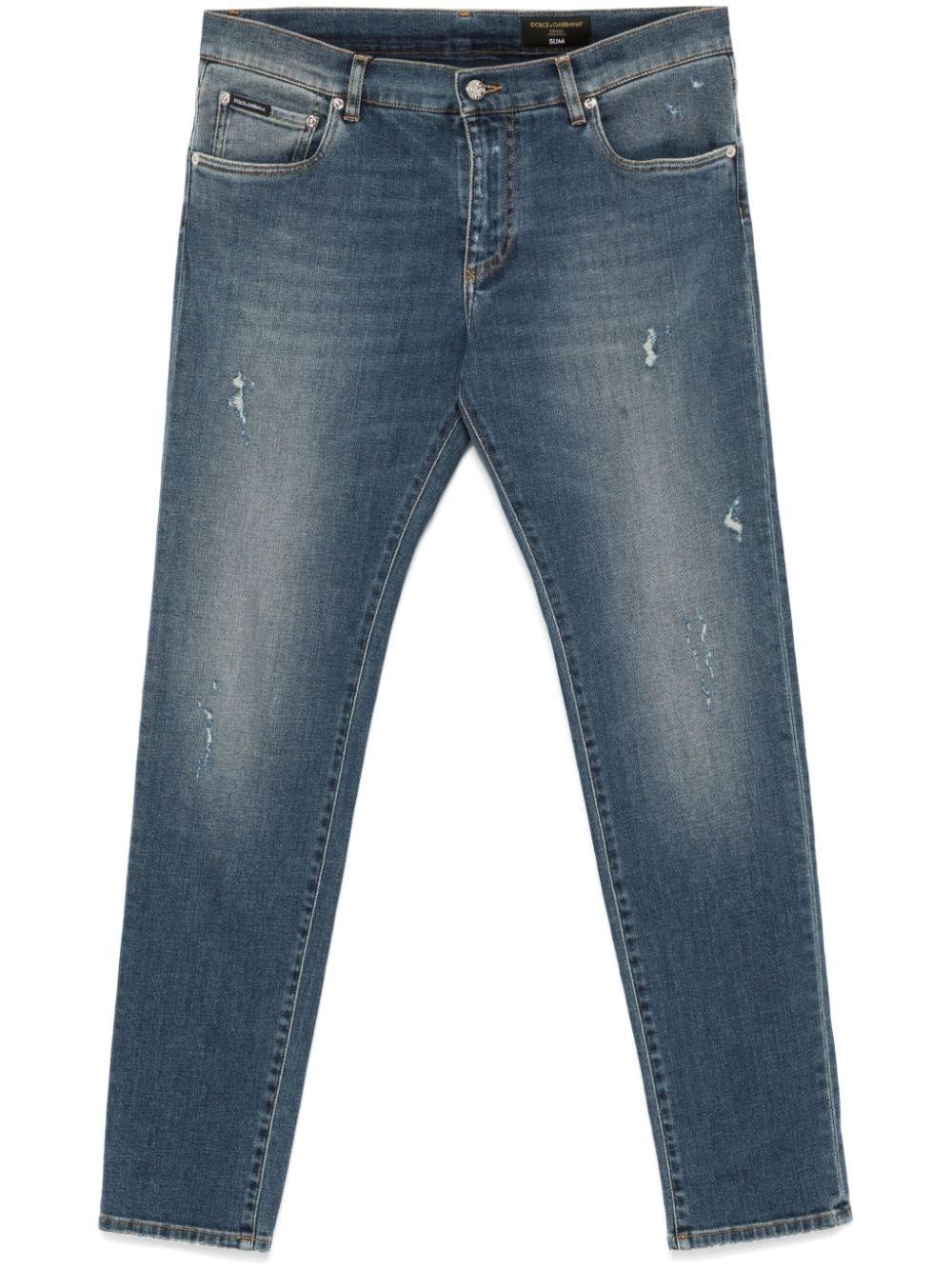 Al Duca D'Aosta Dolce & Gabbana Jeans Loose In Denim Stretch