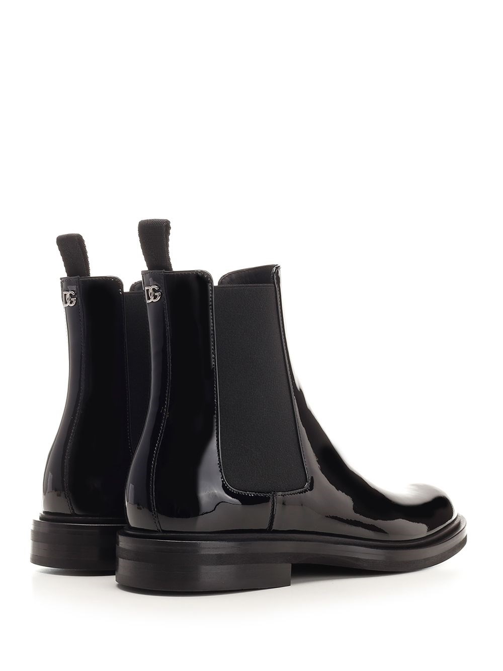 Al Duca D'Aosta Dolce & Gabbana STIVALETTO BEATLES IN VERNICE NERO