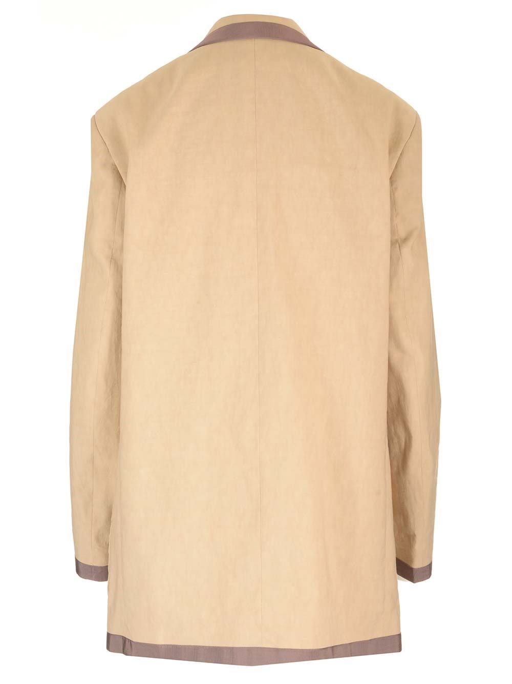 Al Duca D'Aosta Dries Van Noten Blazer In Lino E Cotone