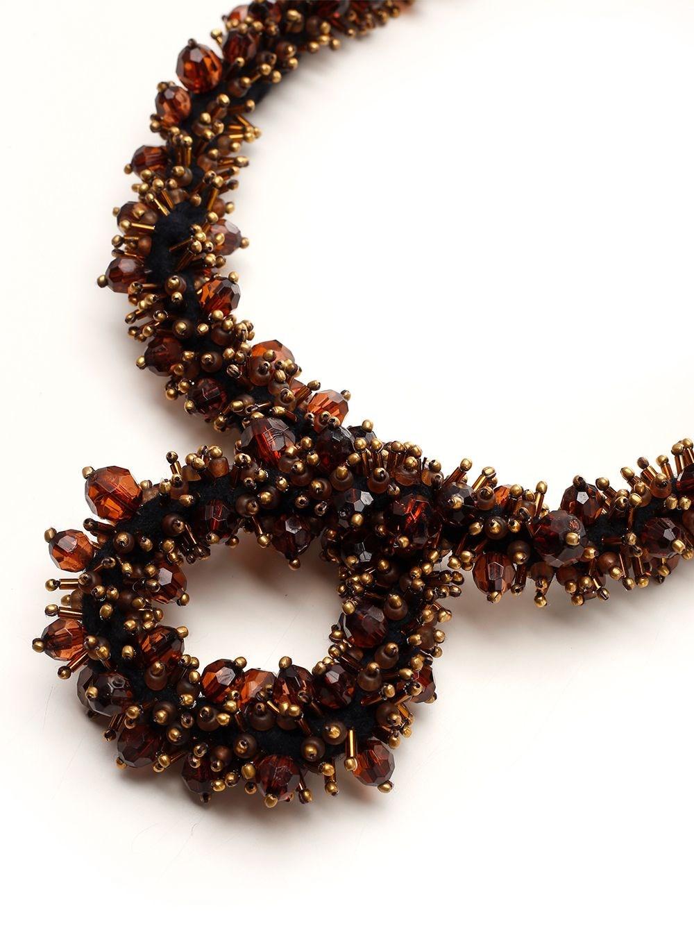 Al Duca D'Aosta Dries Van Noten Collana In Vetro E Resina