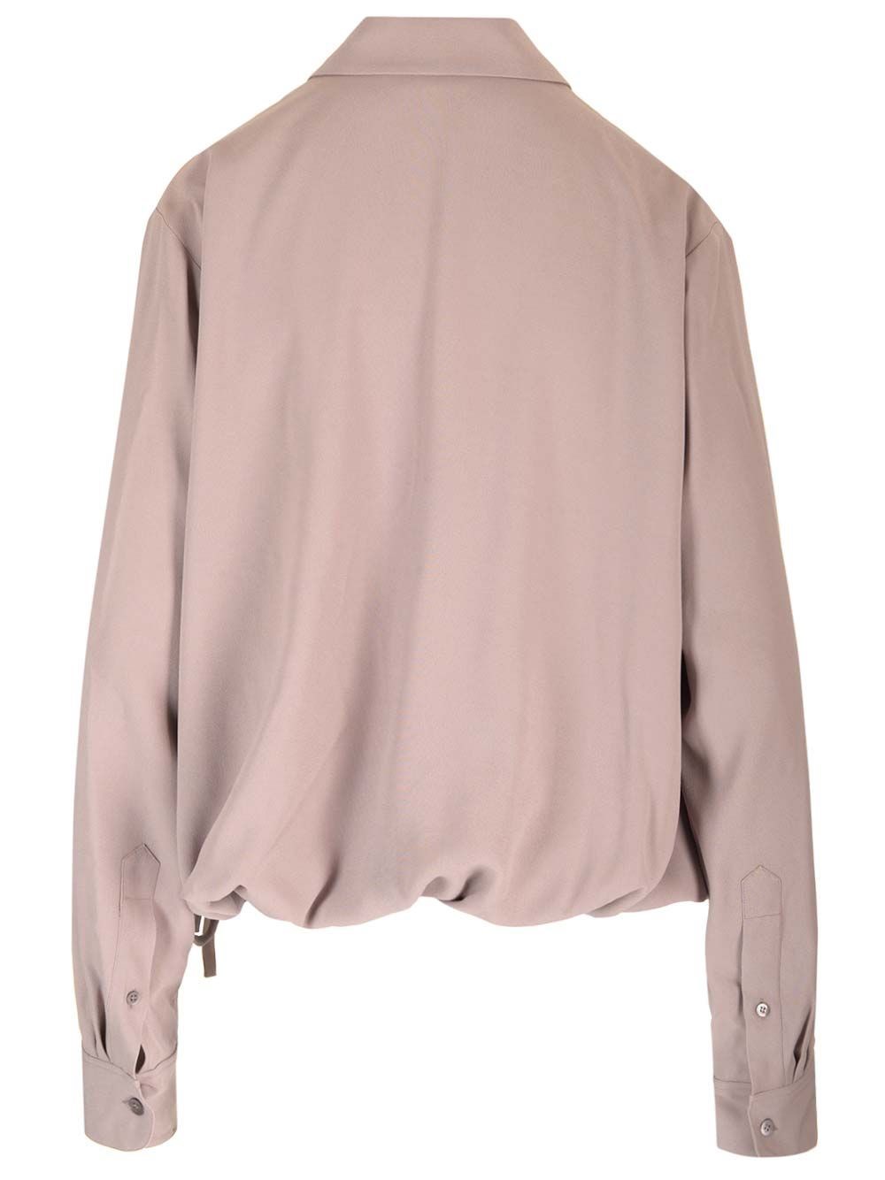 Al Duca D'Aosta Dries Van Noten Top Avvolgente A Maniche Lunghe