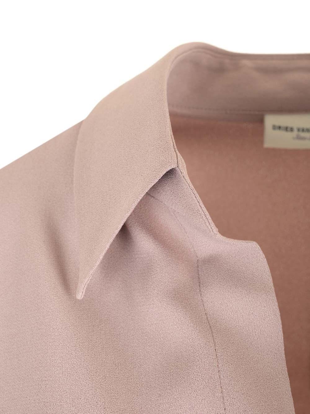 Al Duca D'Aosta Dries Van Noten Top Avvolgente A Maniche Lunghe